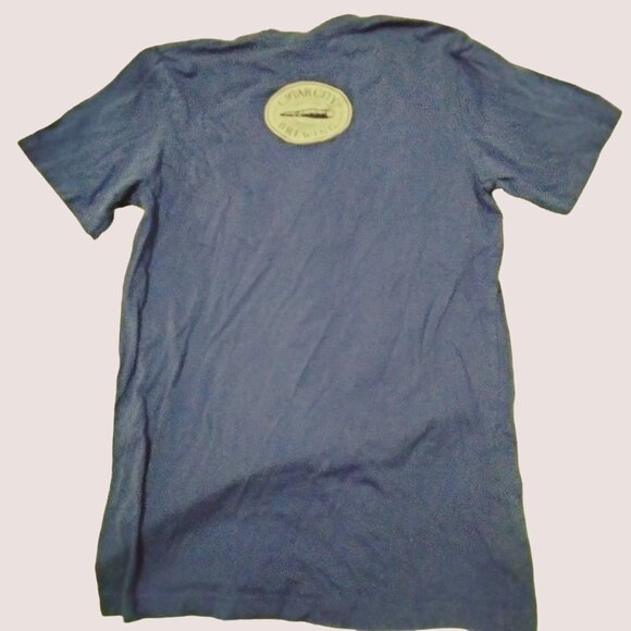 Cigar City Brewing  Tee CGR CTY Blue  In Hops We Trust  Bella Canvas S USA - Picture 3 of 8